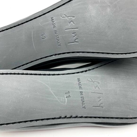 French Sole FS/NY Womens Sloop Slip On Flats US 11 Black Nappa Leather NIB - Picture 10 of 10